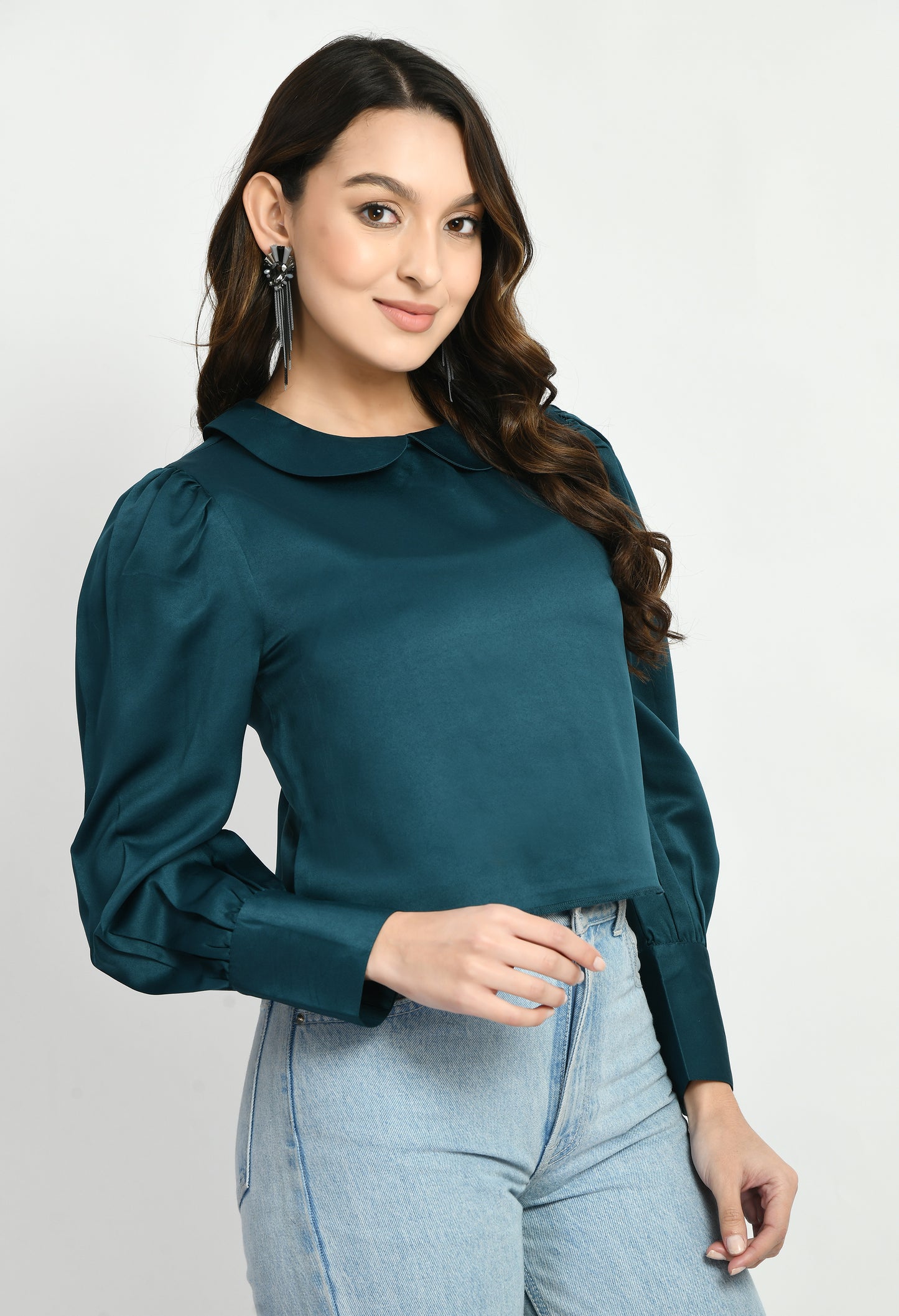 formal crop top for women