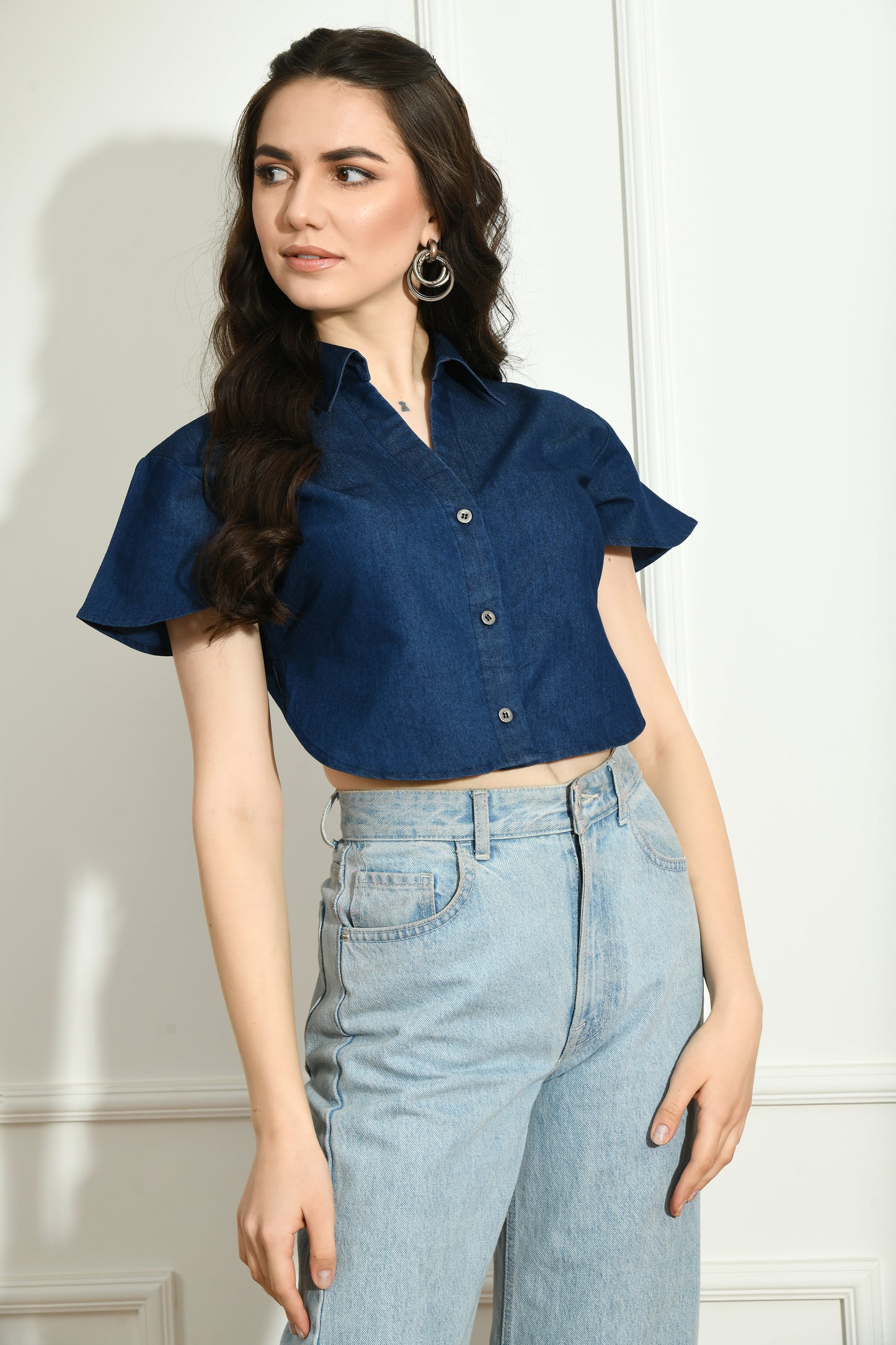 royal blue shirt women